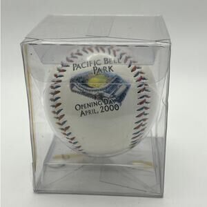 MLB San Francisco Giants Commemorative Baseball Pacific Bell Park 2000 w Case